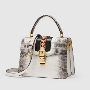 حقيبة يد نسائية فاخرة من الجلد الطبيعي - Luxury women's handbag made of genuine leather