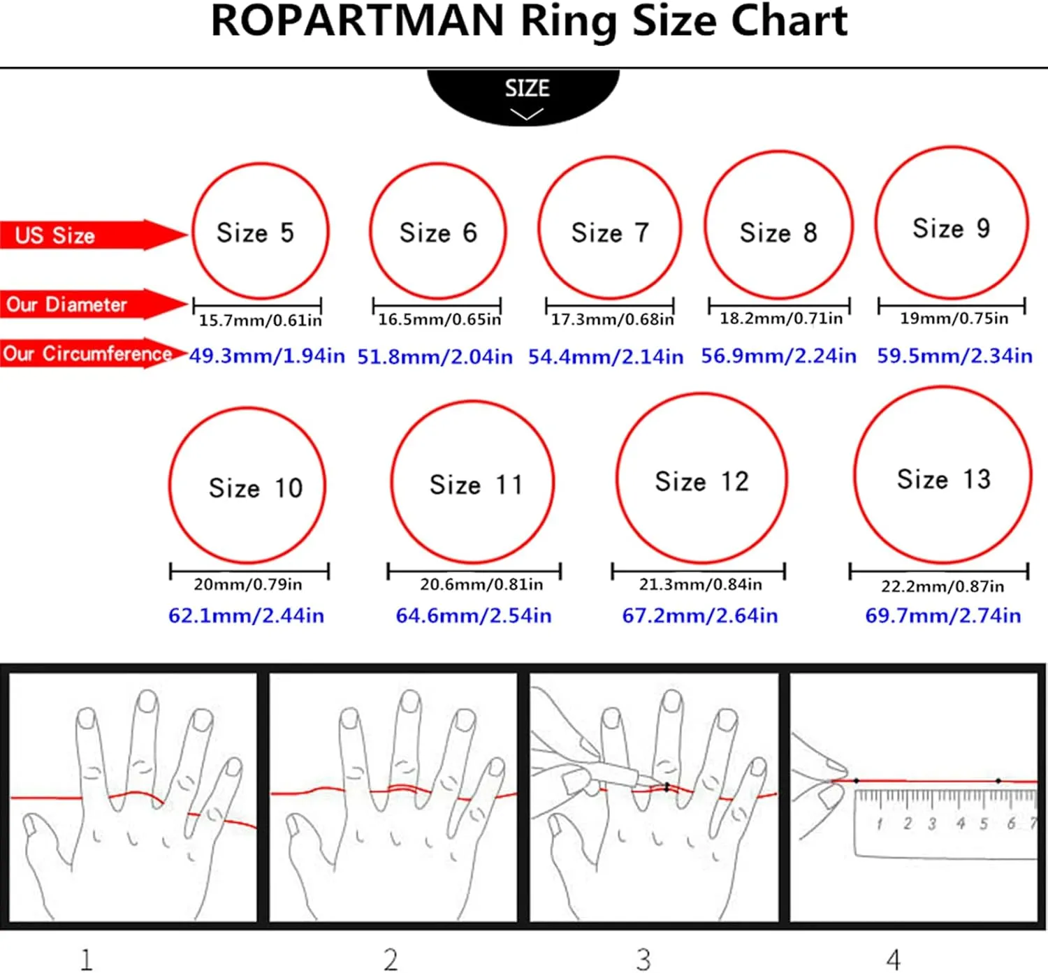 18K Gold Plated Roman Numeral Cubic Zirconia Ring for Men, Square CZ Gold Rings for Men, Spinner Silver Mens Rings Stainless Steel Size 5-13