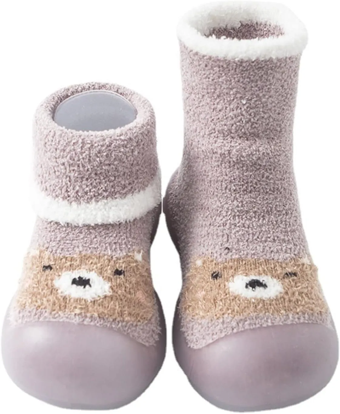 Baby Girl Shoes,Baby Girl Shoes Sock Shoes Anti-Slip Fuzzy Slipper Soft Indoor Work Shoes 0-3 Years