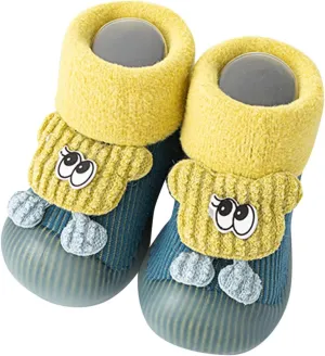 Baby Shoes,Baby Shoes Sock Shoes Non-Slip First Walker Floor Shoes Soft Indoor Kids Shoes 0-3 Years