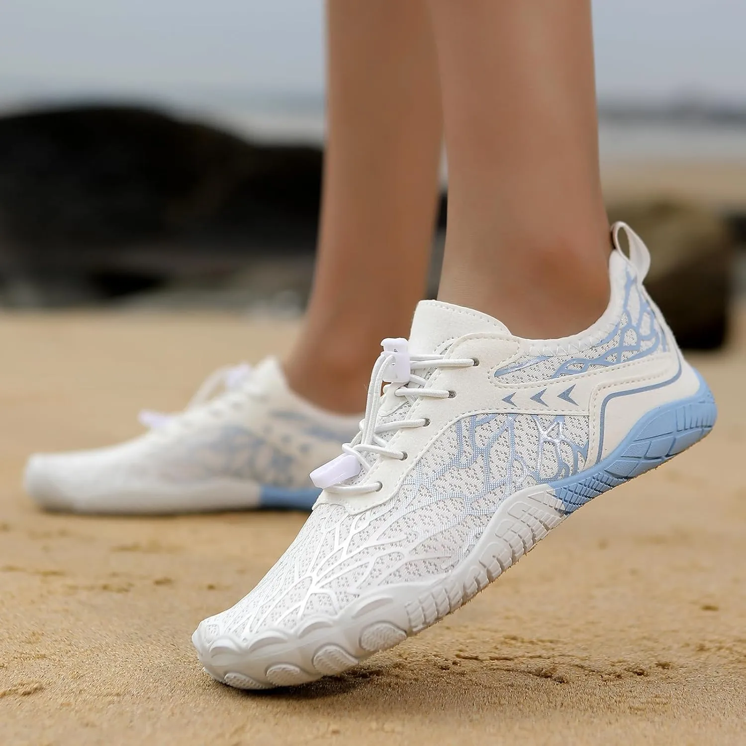 Barefoot Shoes for Women,Non-Slip Outdoor Shoes Quick-Drying Water Shoe for Men and Women Wide Toe Non Slip Sports Shoe Lightweight Waterproof Sneakers for Running