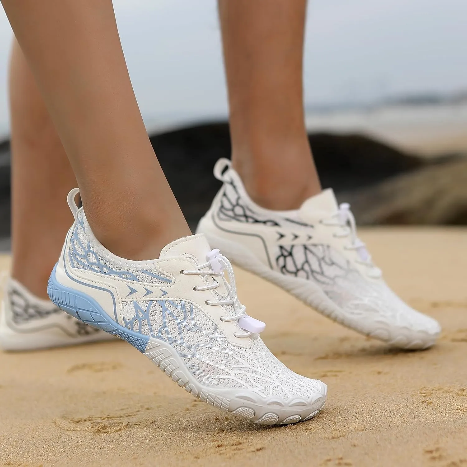 Barefoot Shoes for Women,Non-Slip Outdoor Shoes Quick-Drying Water Shoe for Men and Women Wide Toe Non Slip Sports Shoe Lightweight Waterproof Sneakers for Running