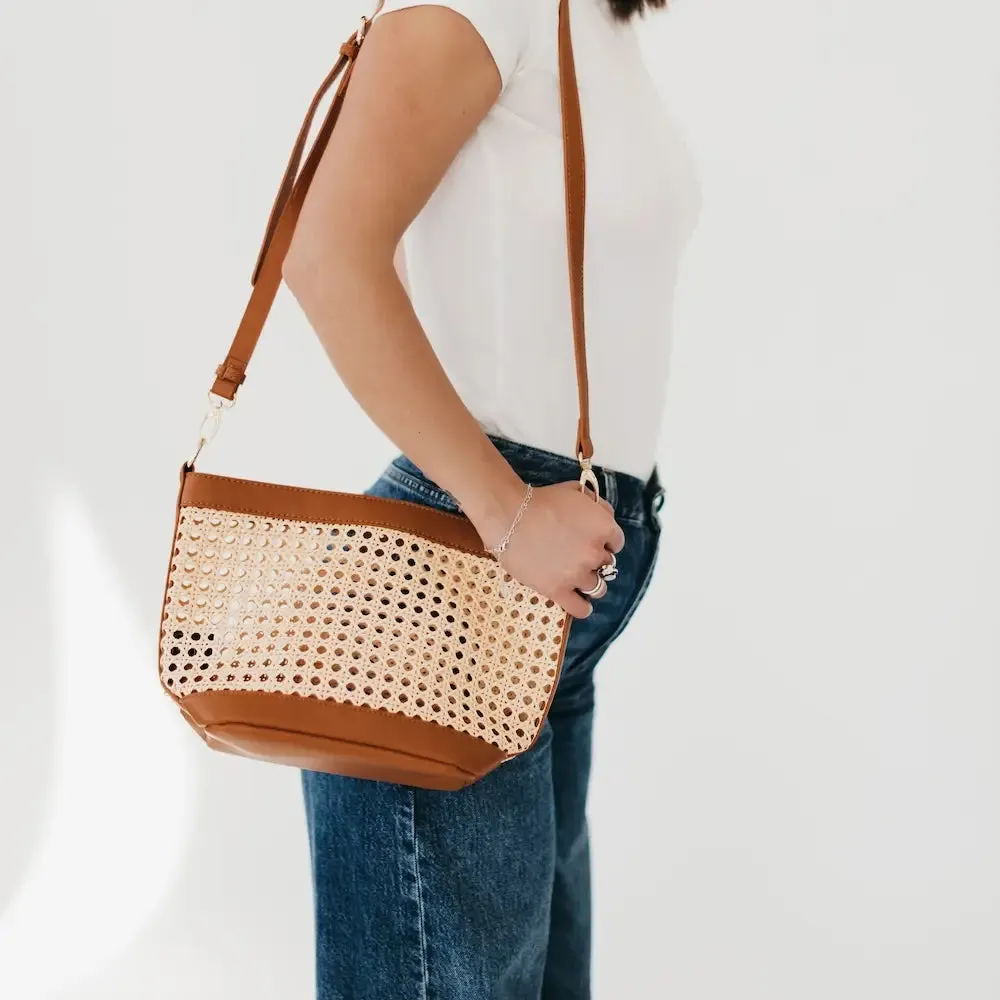 Bryce Woven Bucket Bag