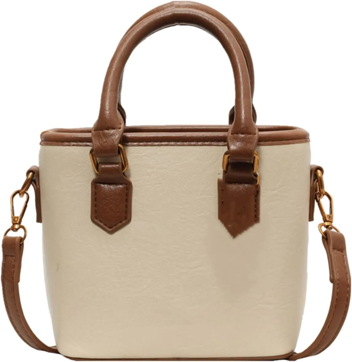 Bucket Bag for Women - Trendy Vintage-Style Crossbody Bag - Bucket Handbag Adjustable Strap, Waterproof