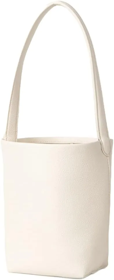 Bucket Handbag for Women Vegan Leather Shoulder Purses Casual Tote Bag for Work Top Handle Bag with Drawstring Purse