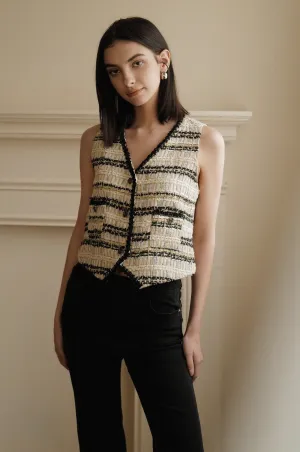 Cafe de flore tweed vest