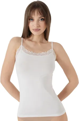Camisole for Women,Women's Tank Top Ultra Soft Cotton Modal with Lace Detail Basic Top Undershirt, Women's Top
