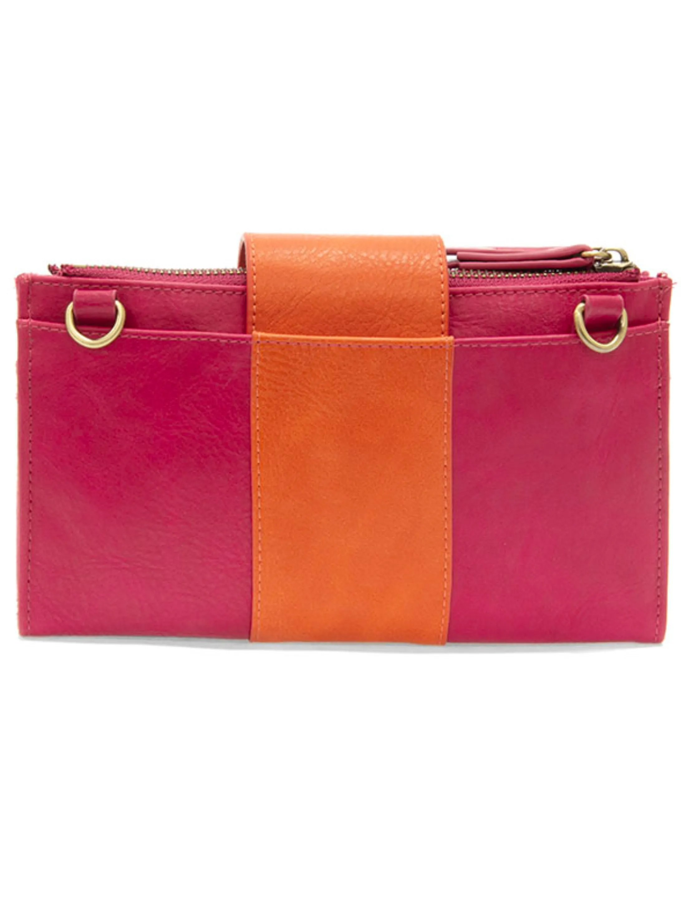 Camryn Colorblock wallet [Fuchsia/Orange-L8162]