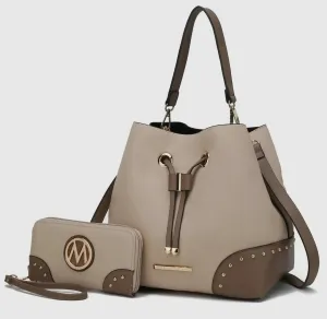 Candice Bucket Bag w/wallet by Mia K