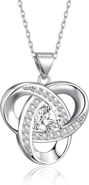 Celtic Love Knot Pendant - Good Luck Jewelry for Women & Mom Gifts