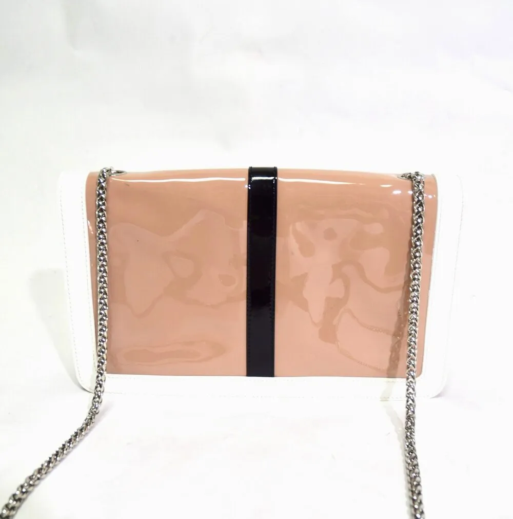 Christian Louboutin | Sweet Charity Nude Patent Cross Body bag