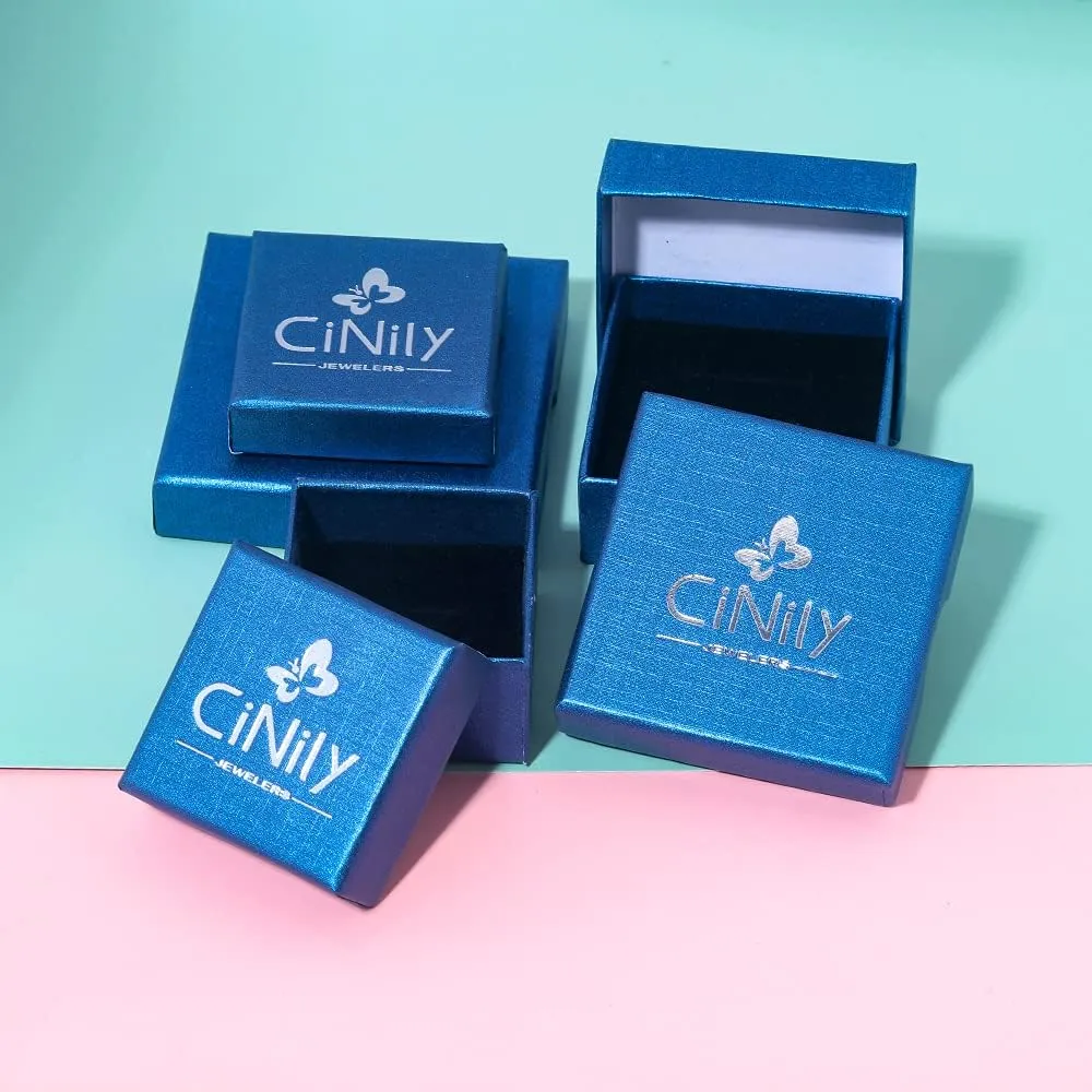 CiNily Opal Ear Crawler Earrings, 14K Gold Plated Cuff Climber Earrings Small Flat Back Stud Earrings Fashion Jewelry Mothers Day Gifts for Women Girls Hypoallergenic, White Gold, Rose Gold