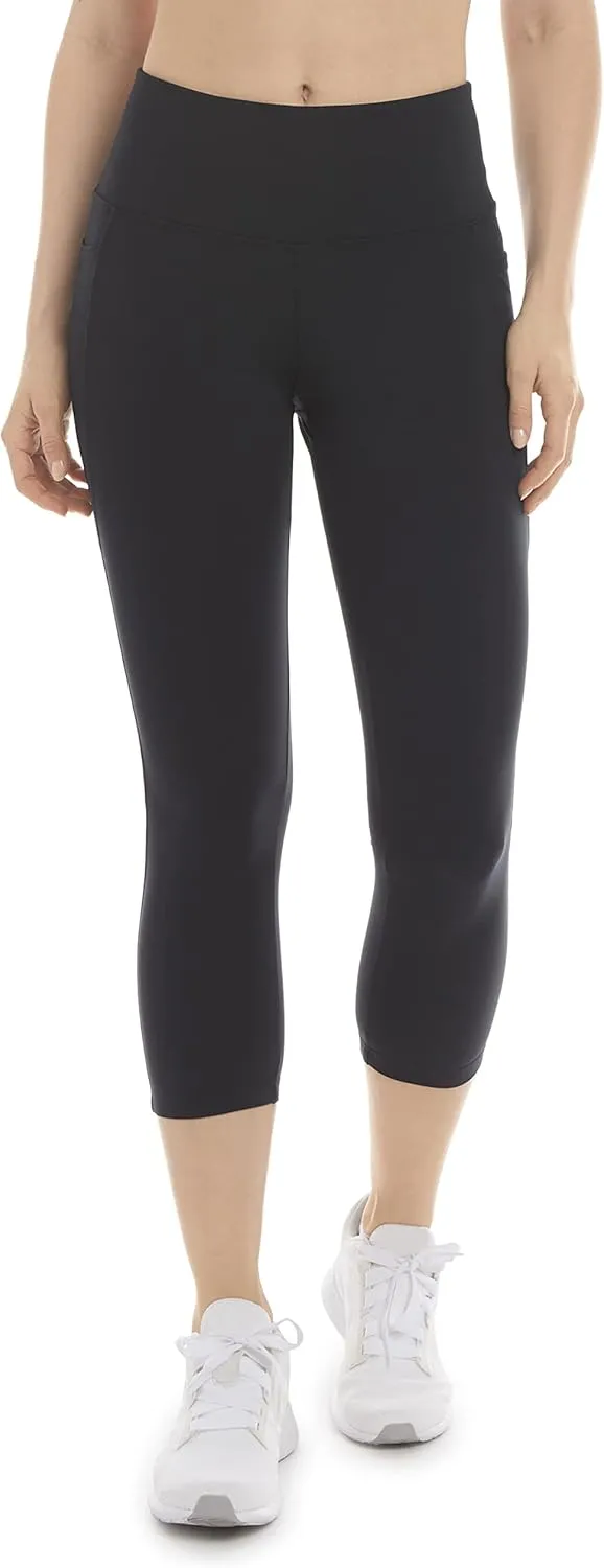 Danskin Women's Curved Contour Capri Legging