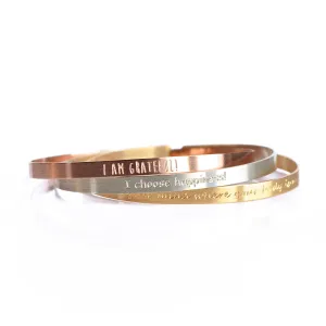 Delicate Custom Coordinates Cuff Bangle Bracelet, Personalized Latitude Longitude Jewelry GPS Coordinates Jewelry [CUFF]
