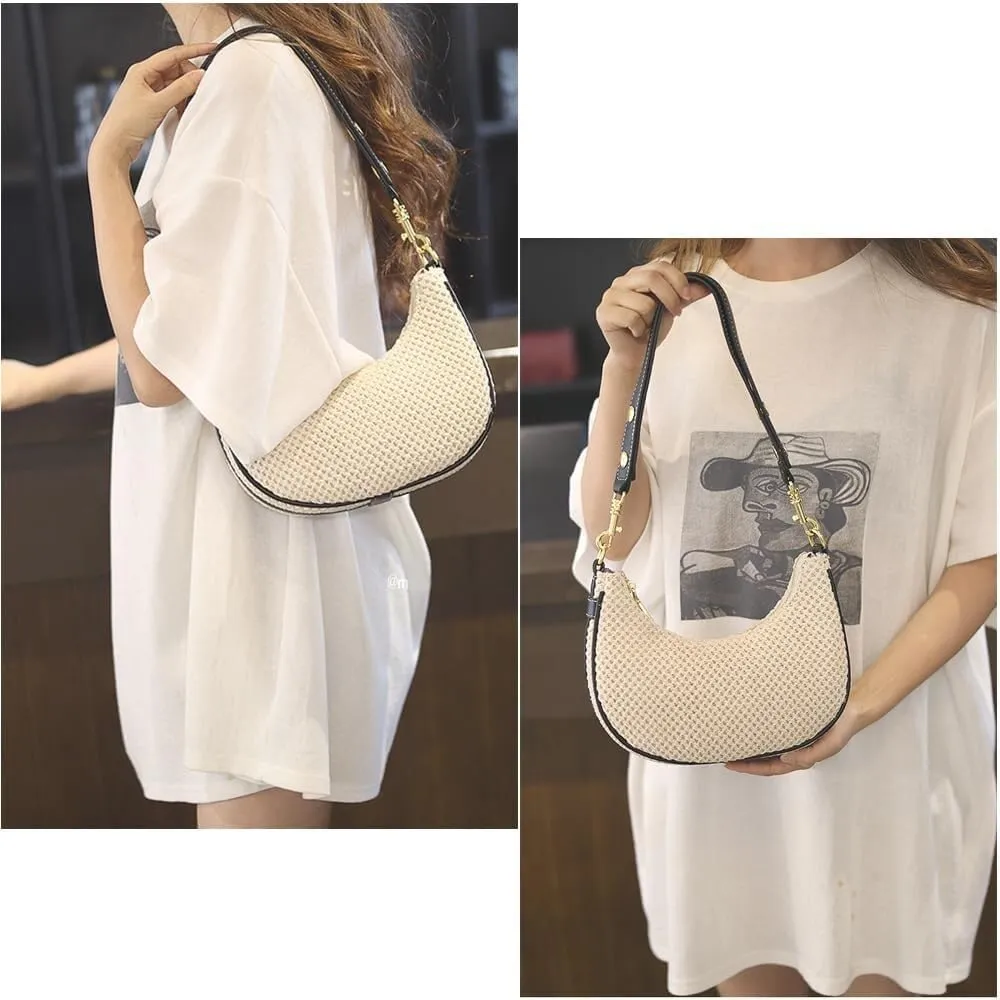 Elegant Designer Leather Evening Clutch Handbag with Gold Chain Shoulder & Crossbody Strap for Women