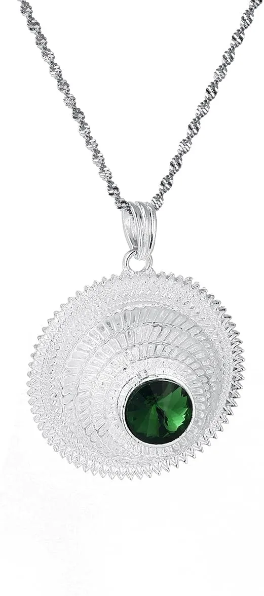 Ethiopian Jewelry Sets Nigeria Eritrea Kenya Habesha Silver Color Women Zircon Stone Jewelry Set