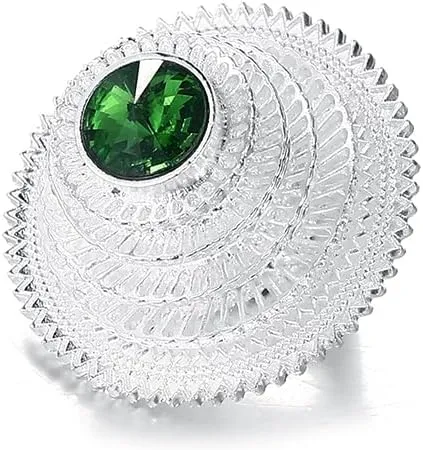 Ethiopian Jewelry Sets Nigeria Eritrea Kenya Habesha Silver Color Women Zircon Stone Jewelry Set