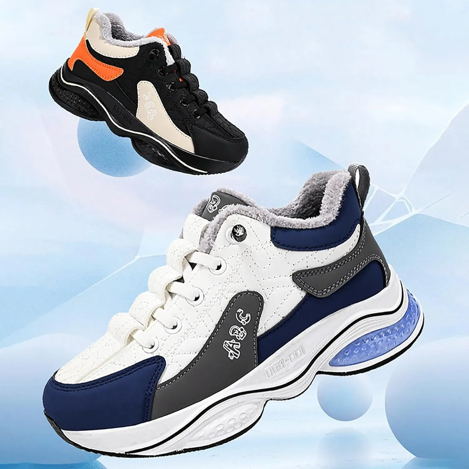 Fashion All Seasons Children Sports Shoes Girls Boys Flat Sole Thick Sole Non Slip Comfortable Sprinkles Women Shoes