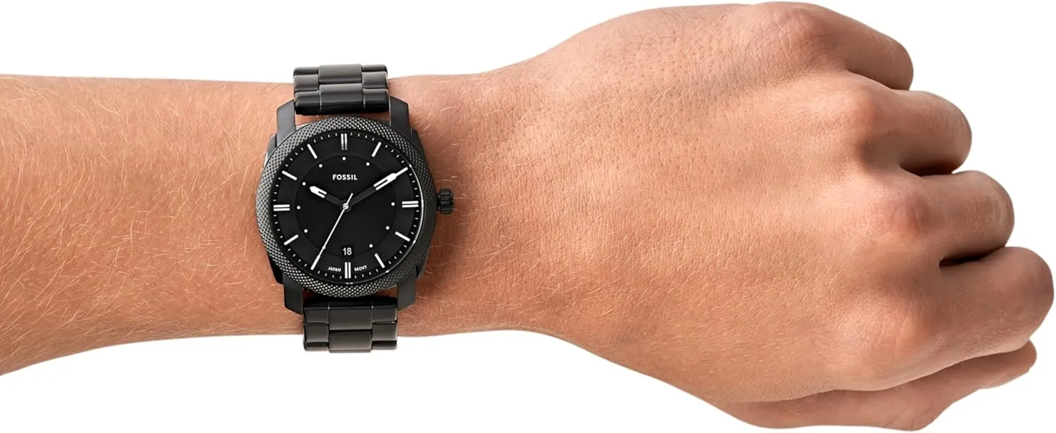 Fossil Men's Machine Quartz Stainless Steel Three-Hand Watch