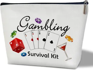 Funny Gifts Casino Gambling Makeup Bag - Large Capacity Cosmetic Bag Organizer Storage With Zipper-41
