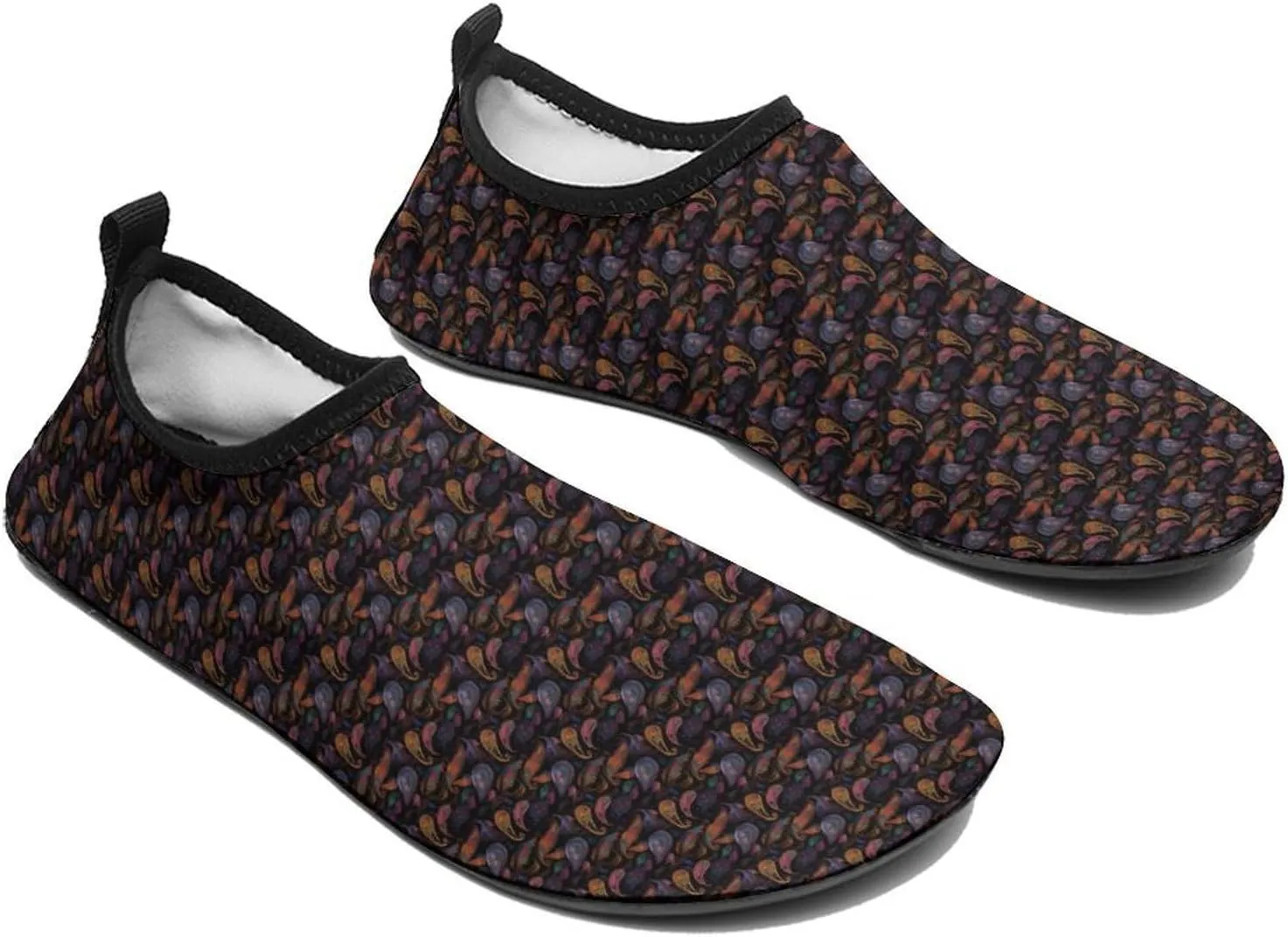 Galaxy Skies Paisley Men Women Water Shoes Quick-Dry Aqua Socks Barefoot Slip-on for Beach Swim Sport Surf Yoga Exercise