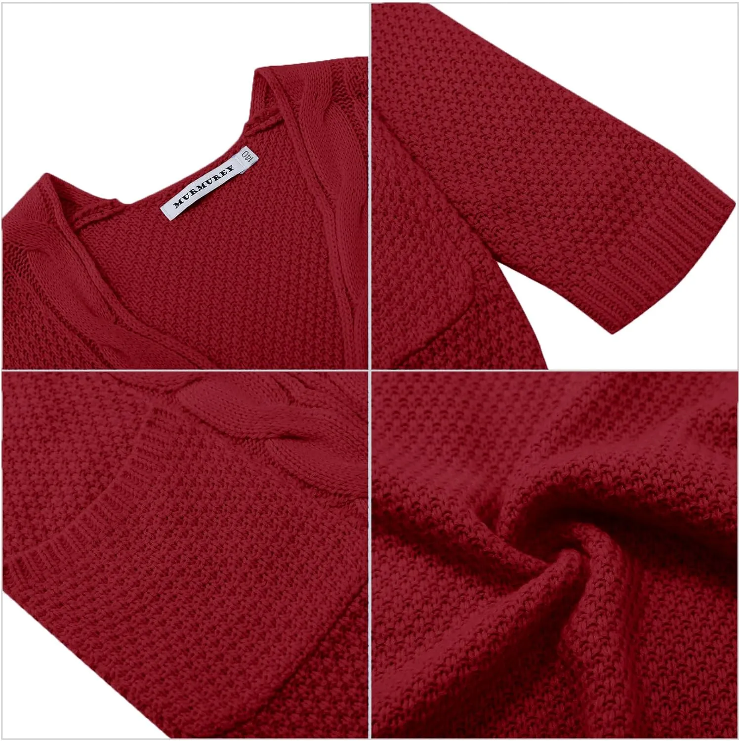 Girls Long Sleeve Cardigan Sweaters Open Front Cable Knit Chunky Cardigans Kids Oversized Cute Outerwear Coat