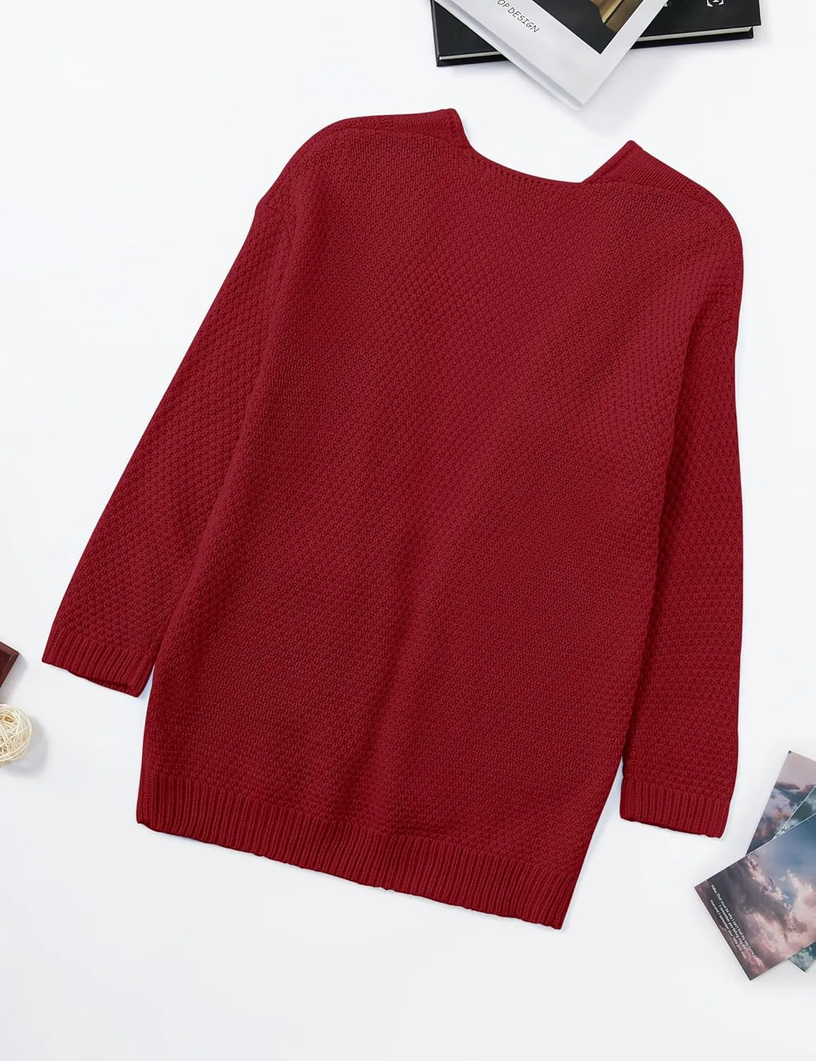Girls Long Sleeve Cardigan Sweaters Open Front Cable Knit Chunky Cardigans Kids Oversized Cute Outerwear Coat