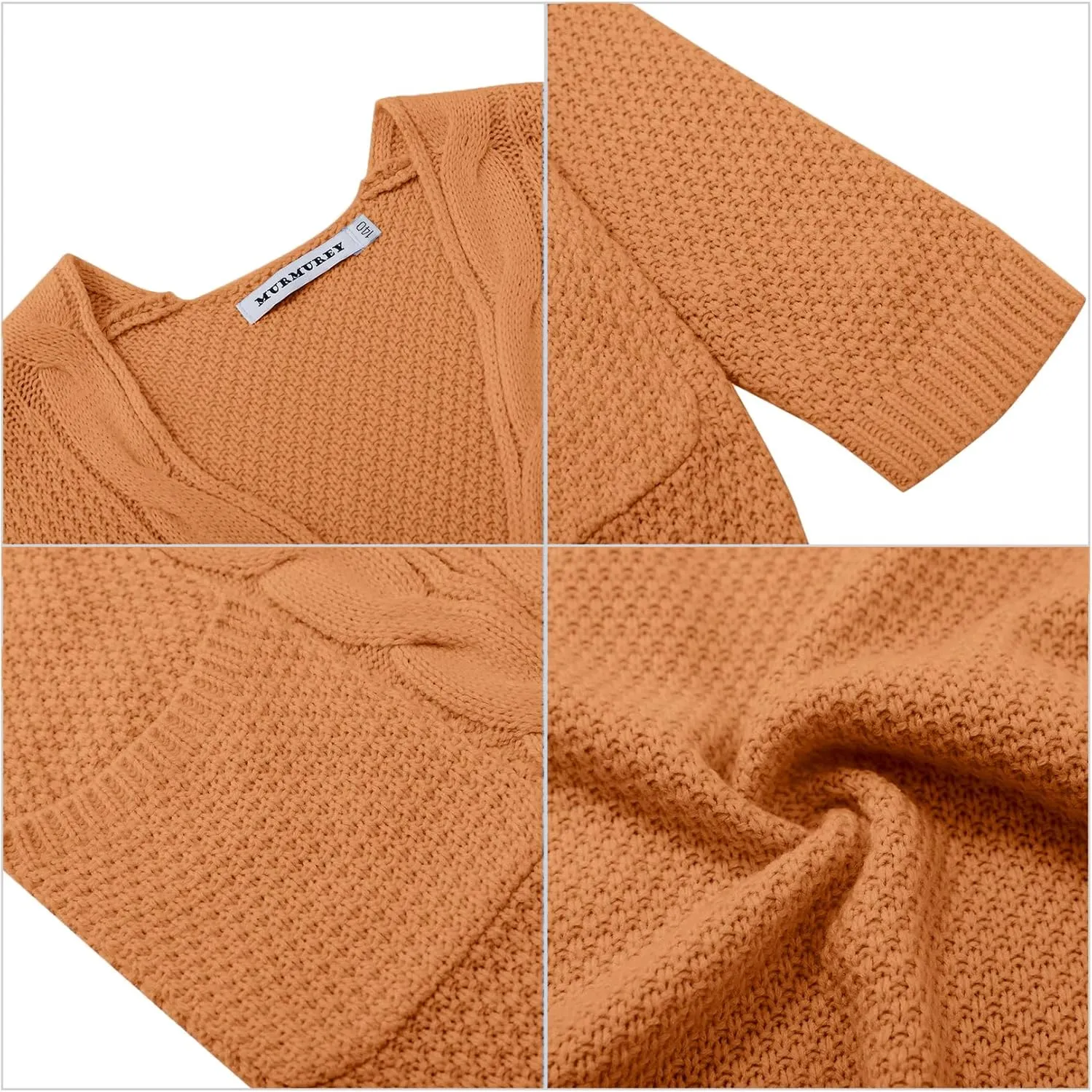 Girls Long Sleeve Cardigan Sweaters Open Front Cable Knit Chunky Cardigans Kids Oversized Cute Outerwear Coat