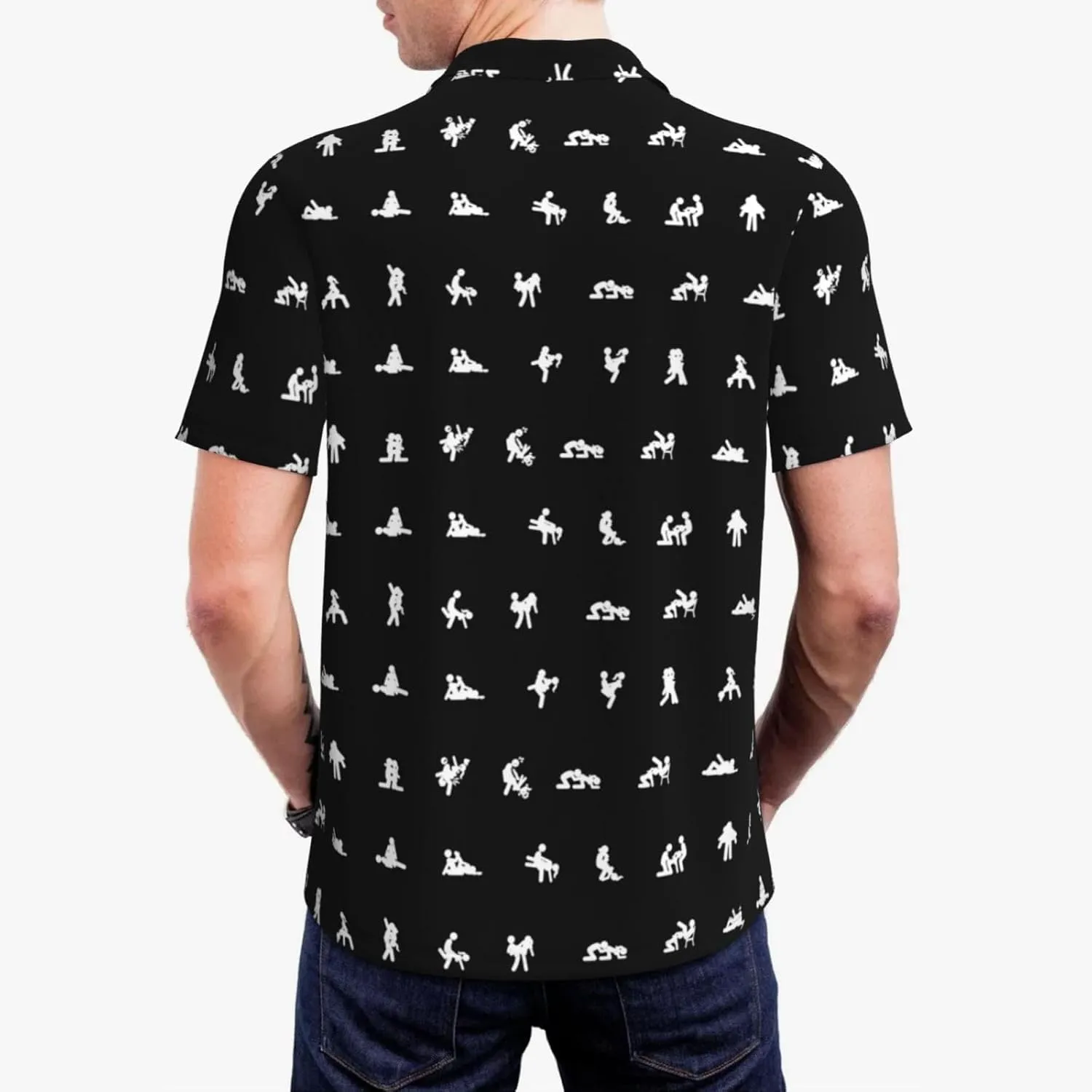 Golf Shirts for Men, Funny Golf Polo Moisture Wicking Dry Fit Short Sleeve