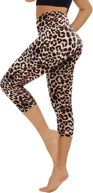 High Waisted Leggings for Women - No See Through Tummy Control Cycling Workout Yoga Pants with Pockets Reg & Plus