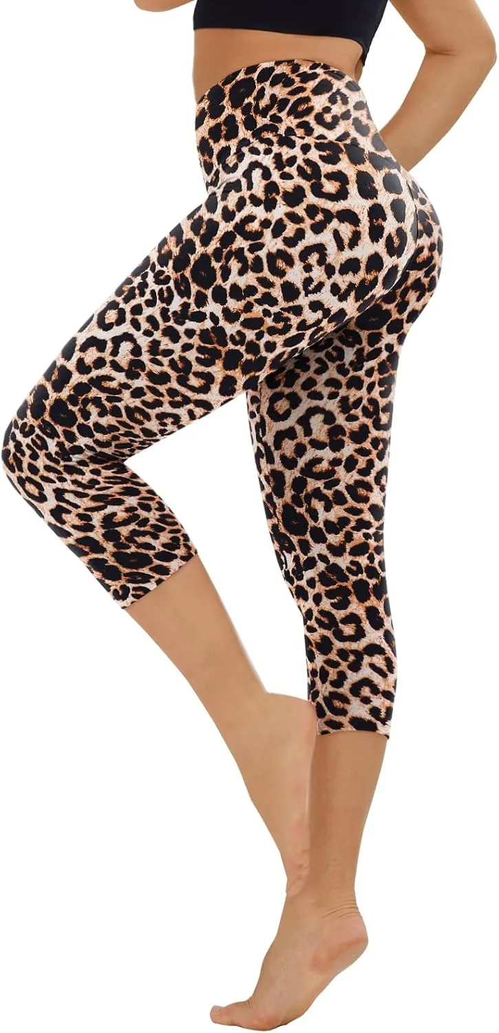 High Waisted Leggings for Women - No See Through Tummy Control Cycling Workout Yoga Pants with Pockets Reg & Plus