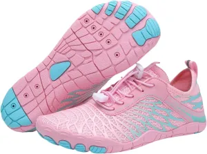 Hike Barefoot Shoes for Womens Mens Footwear, Pro Barefoot Shoes with Wide Toe Box Healthy & Non-Slip Breathable Footwear for Women Beach Surf Hiking Walking Shoes