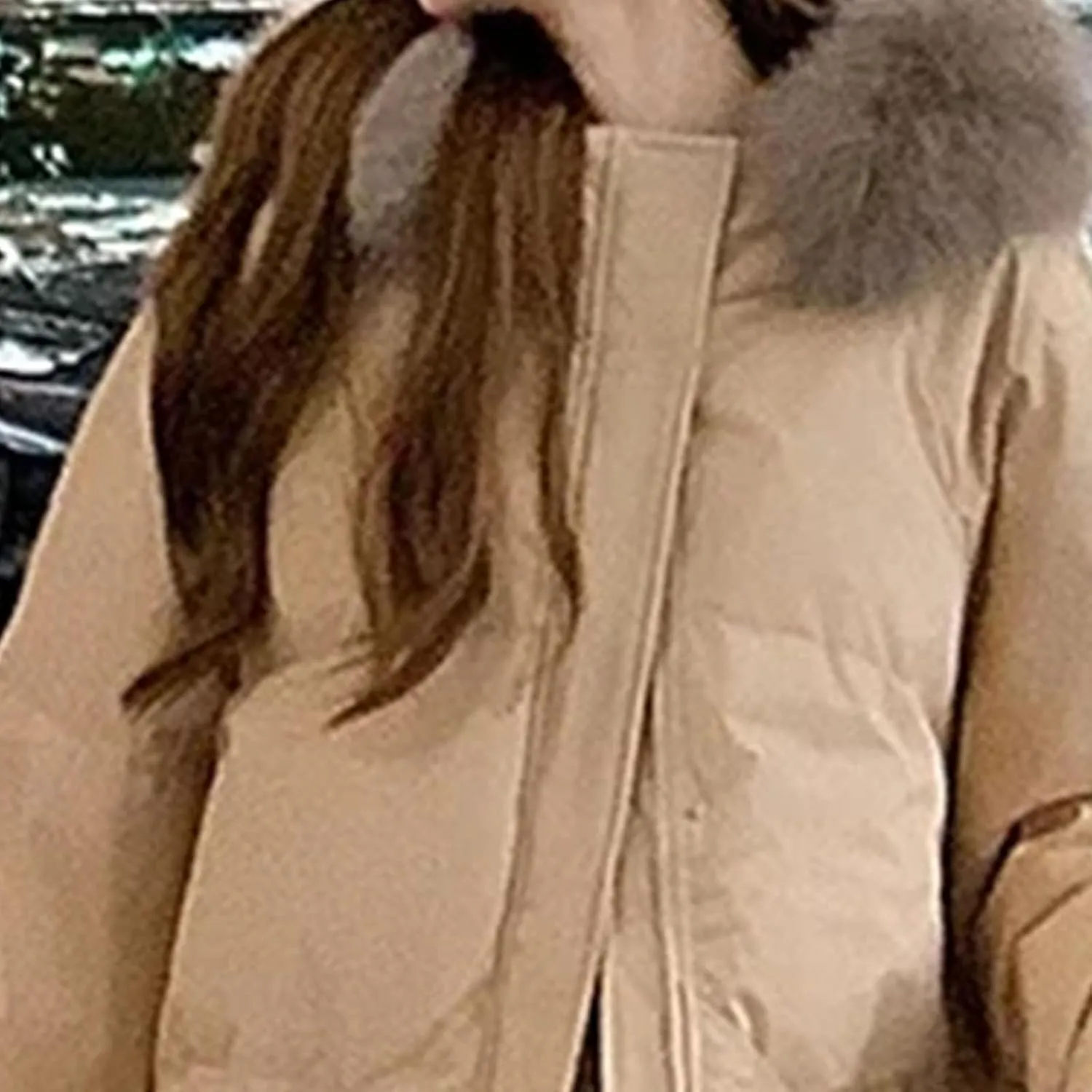 Hooded Long Parkas Winter Puffer Jacket For Women Down Cotton-padded Thicken Coat