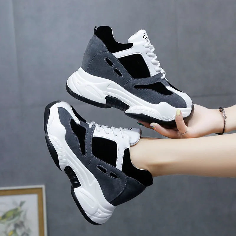 Jessie  Modische Damen-Sneaker mit Plateau und Chunky-Design