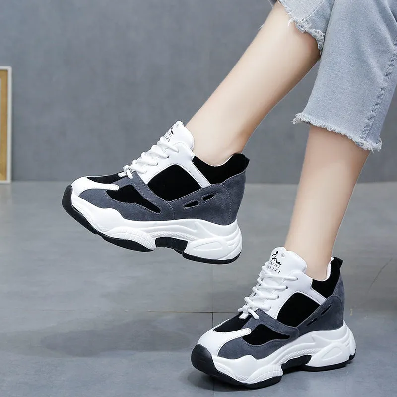Jessie  Modische Damen-Sneaker mit Plateau und Chunky-Design