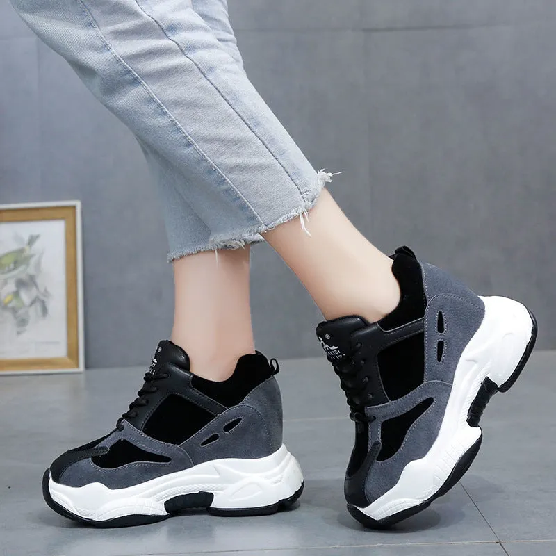 Jessie  Modische Damen-Sneaker mit Plateau und Chunky-Design