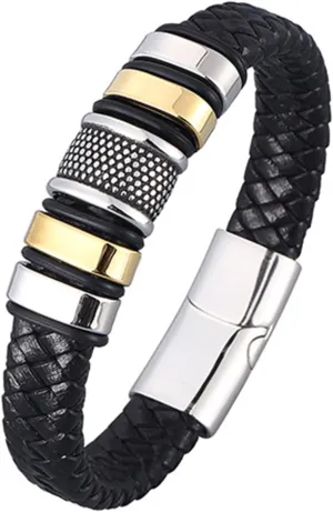 Jewelry Bracelets, Bracelets Stainless Steel Simple Style Braided Valentines Day Jewelry Gifts for Men