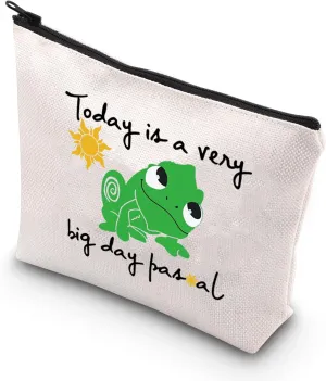 JNIAP Chameleon Makeup Bag Chameleon Lover Gifts Chameleon Zipper Pouch Chameleons Merchandise(Very Big Day)