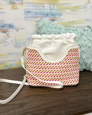 Juniper Woven Bucket Bag in Multi FINAL SALE