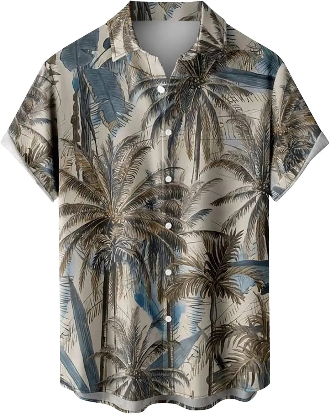 LCMTWX Mens Clothes Shirts Short Sleeve Casual Button Down Beach Flower Shirt and Shorts Suits Mens Short Sleeve Button