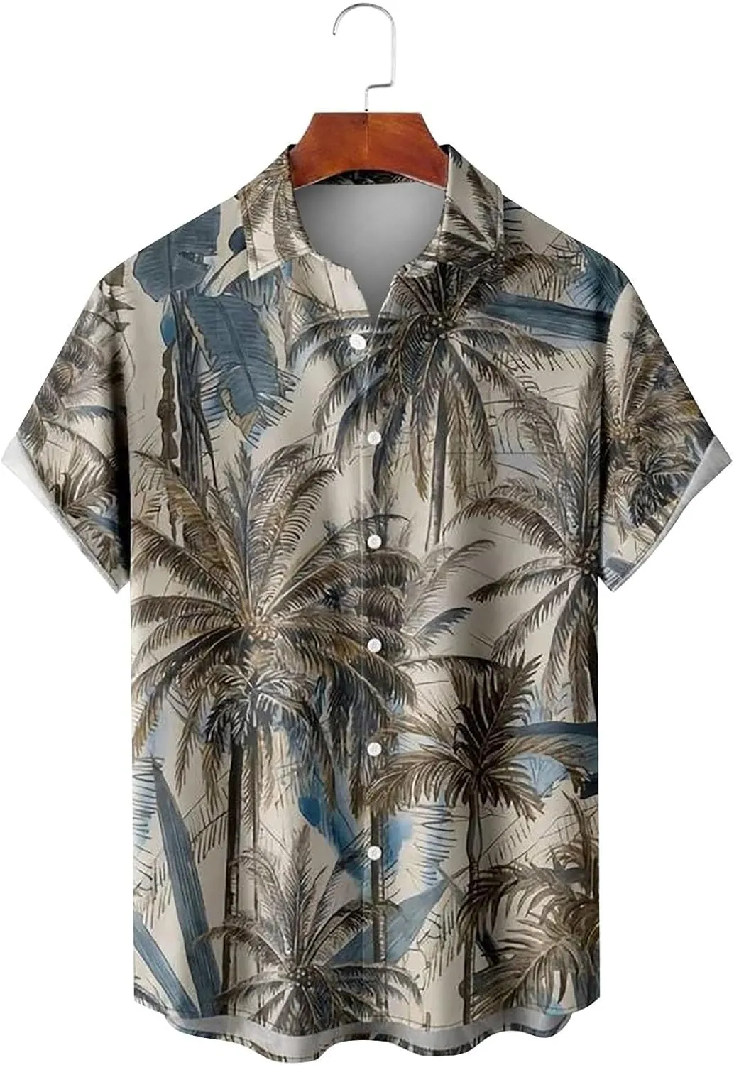 LCMTWX Mens Clothes Shirts Short Sleeve Casual Button Down Beach Flower Shirt and Shorts Suits Mens Short Sleeve Button