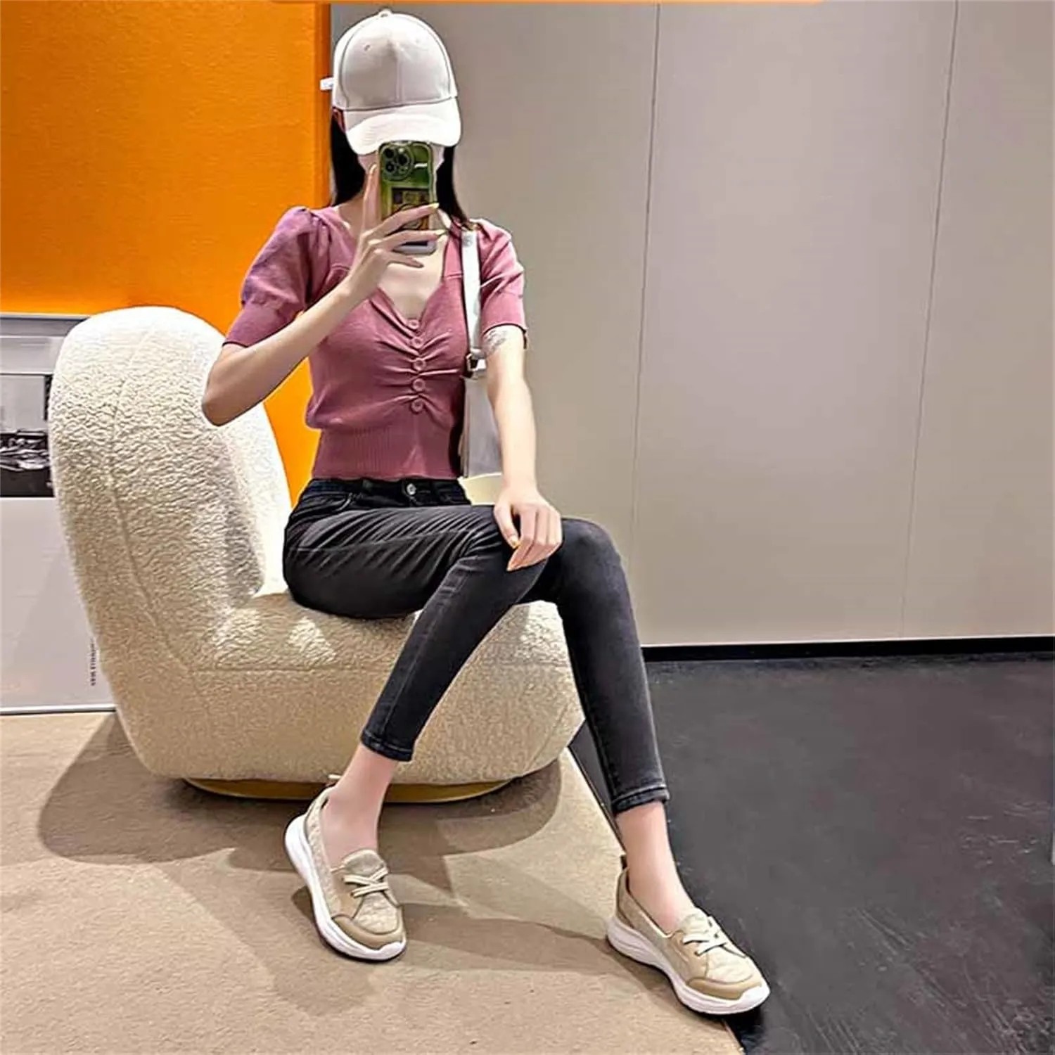 LELEBEAR Kotsas Orthopedic Shoes for Women, Walkclouds Orthopedic Women Shoes, Breathable Slip on Arch Support Shoes