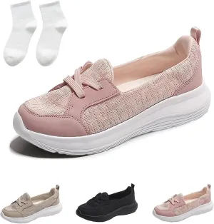 LELEBEAR Kotsas Orthopedic Shoes for Women, Walkclouds Orthopedic Women Shoes, Breathable Slip on Arch Support Shoes