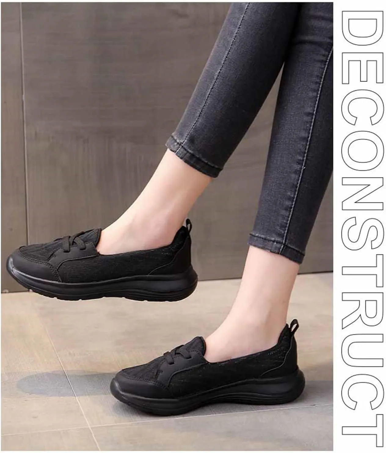 LELEBEAR Kotsas Orthopedic Shoes for Women, Walkclouds Orthopedic Women Shoes, Breathable Slip on Arch Support Shoes