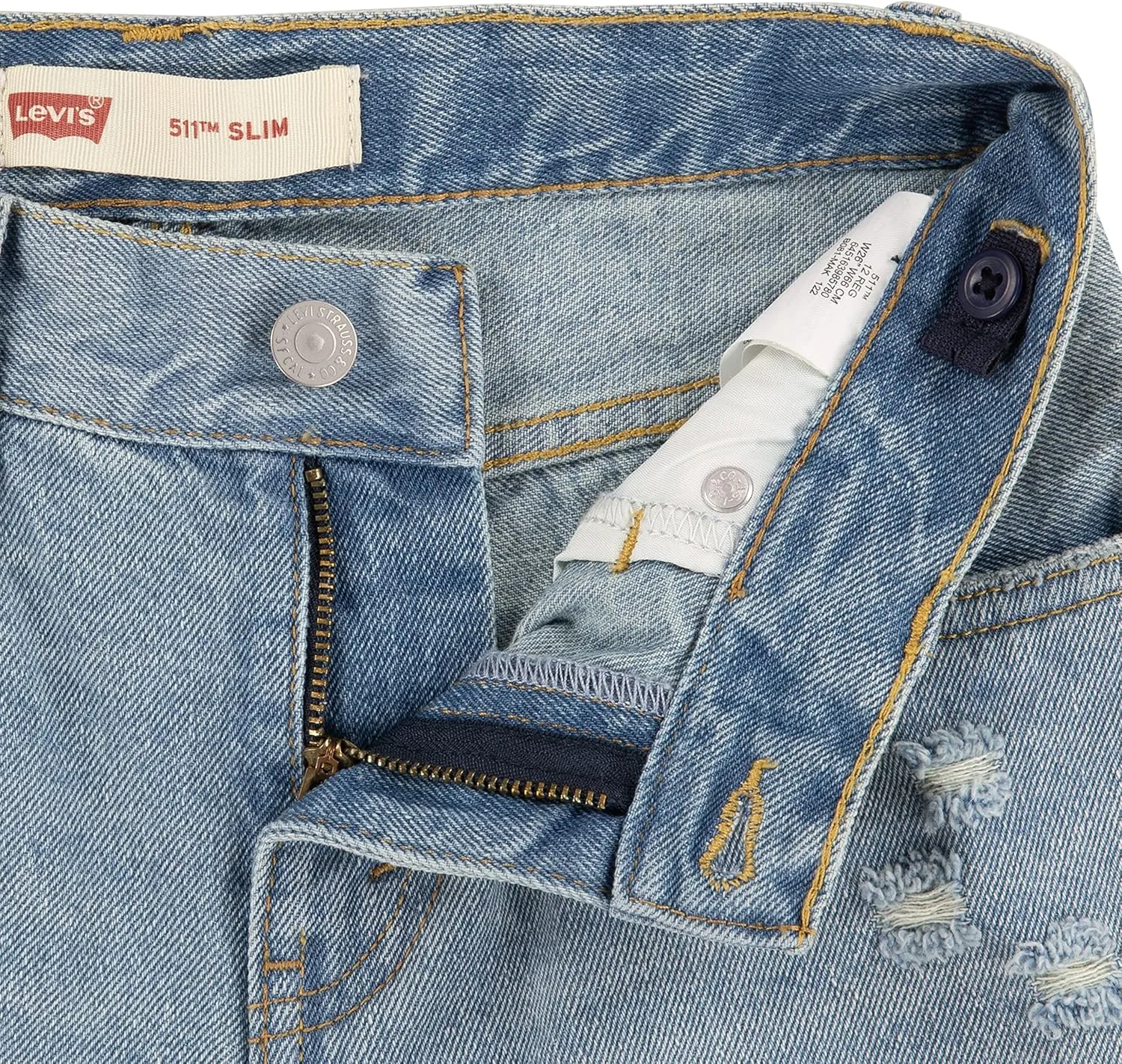 Levi's Boys' 511 Slim Fit Denim Shorts