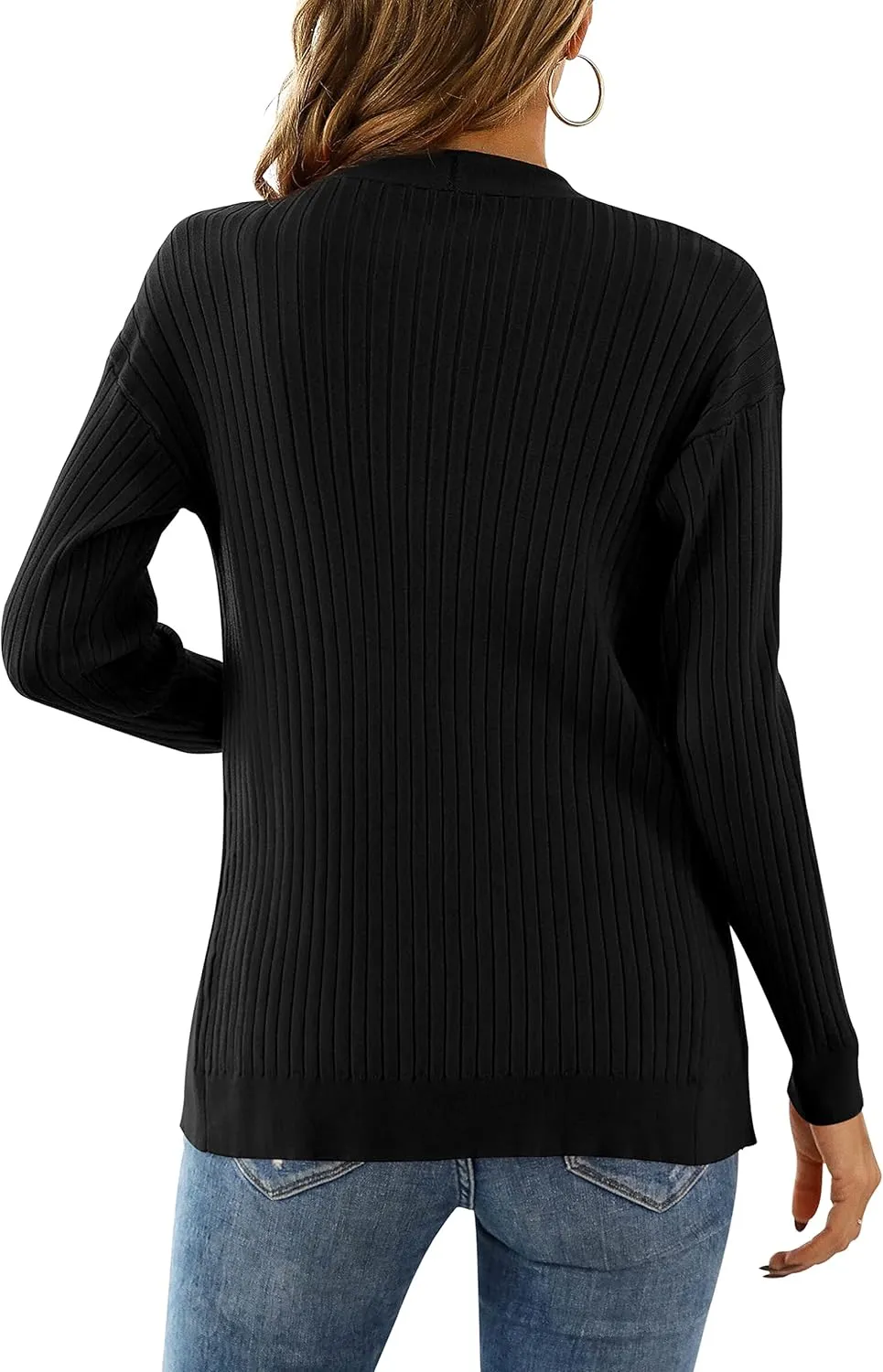 LIENRIDY Women's Knit Cardigan Long Sleeve Button Down Sweater Lightweight Cardigans, S-XL