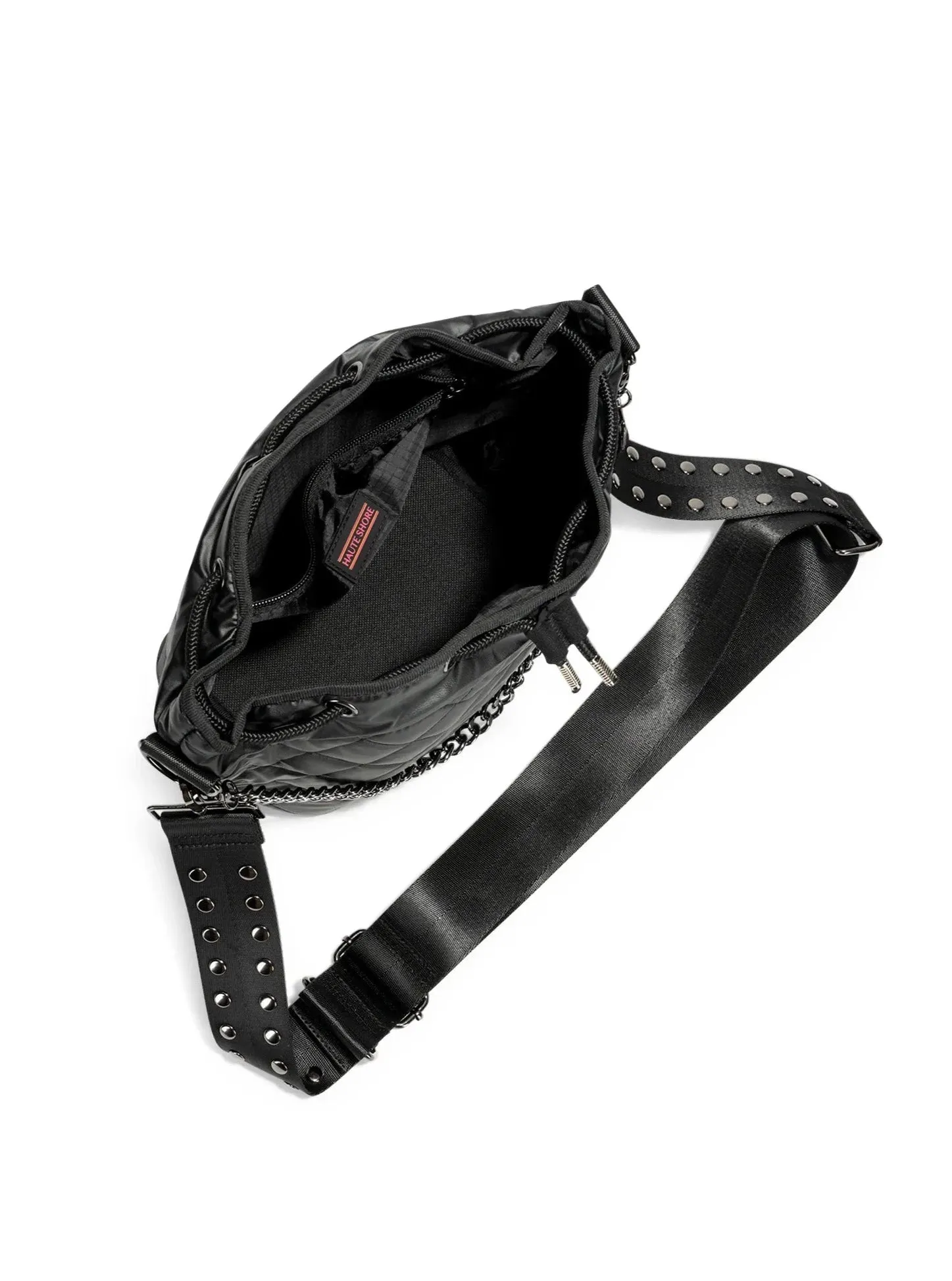 Lindsey Puffer Bucket Bag [Carbon]