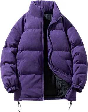 Men's Autumn And Winter New Thick Warm Corduroy Coat Cotton Padded Jacket Insulated Men Jacket