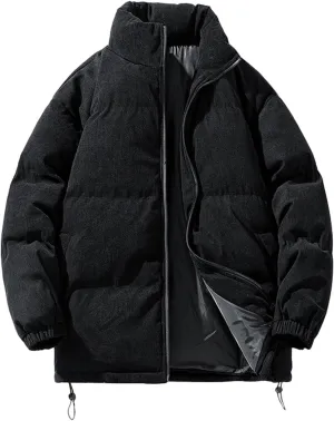 Men's Autumn And Winter New Thick Warm Corduroy Coat Cotton Padded Jacket Insulated Men Jacket