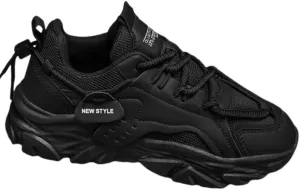 Men's Casual Cool Solid Color Thick Bottom Sneakers, Wear-Resistant Non-Slip Running Shoes for All Seasons